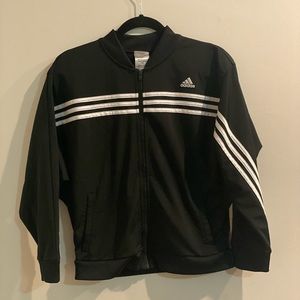 Adidas Girls zip up track jacket. Great condition. Size XL (16)